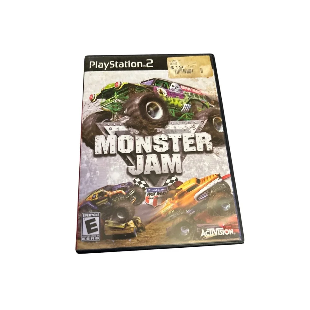 PS2 Racing Game Lot of 4- Need For Speed Carbon, L.A. Rush, Juiced, Monster Jam